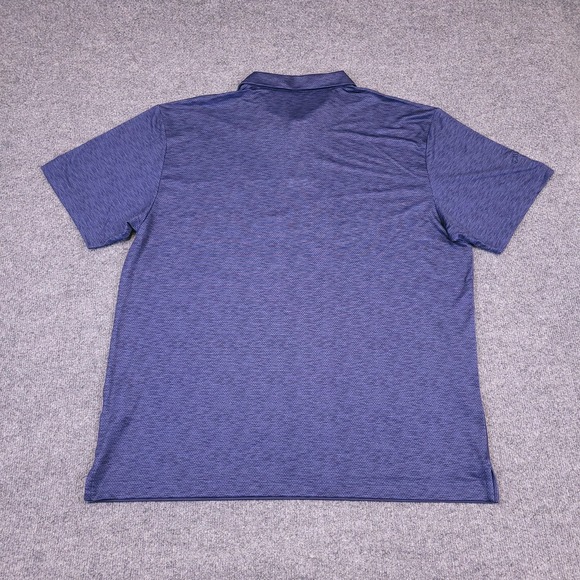 NWT Callaway Performance Golf Polo Shirt Mens XL Blue Striped Stretch Wicking - Picture 3 of 12